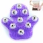 Găng tay massage AFTEROF, 360 độ với 9 máy mát xa toàn thân bằng kim loại, Bàn chải massage massage huyệt hình lòng bàn tay giúp làm đẹp chăm sóc cơ thể