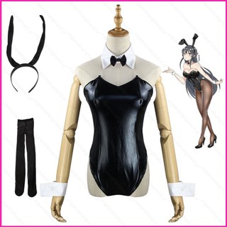 Bộ cosplay Bunny nhân vật Mai Sakurajima - Rascal Does Not Dream of Bunny Girl Senpai - Phù hợp cho fan anime và cosplayer