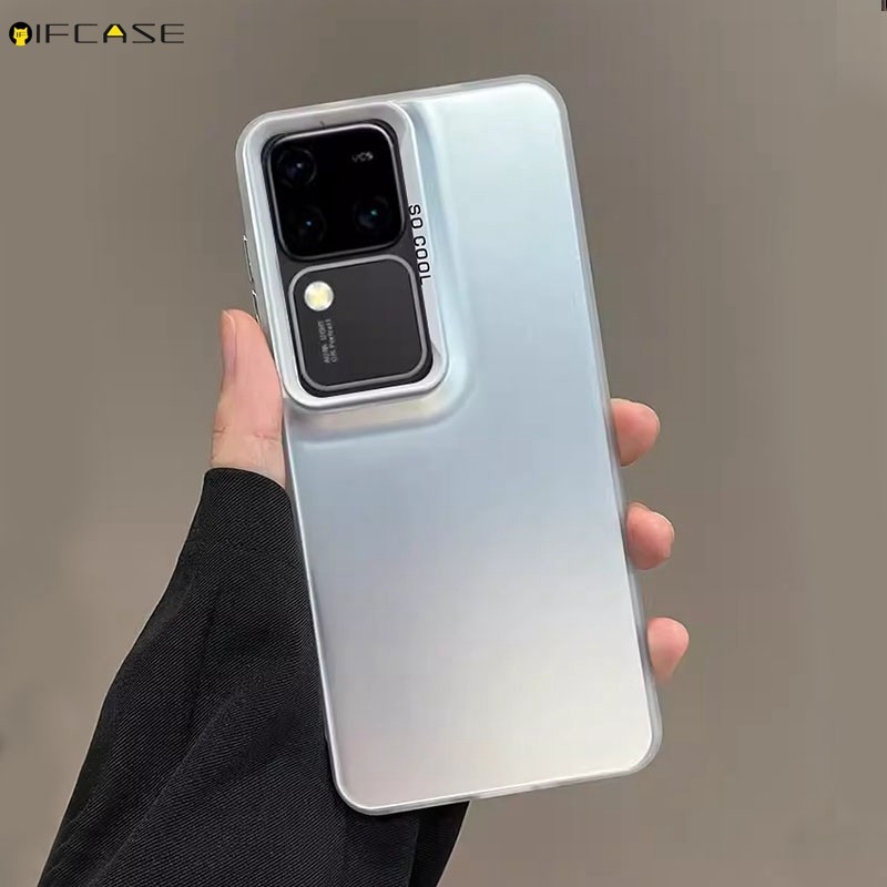 Dành Cho Vivo V30 V29 V27 V25 Pro V29e V27e V25e 5G Ốp Lưng Điện Thoại Laser Sáng Bóng Lấp Lánh Kinh Doanh Mờ Mờ Sang Trọng Bé Trai Bé Gái Đen Trắng Bạc Vỏ Đơn Giản Ốp Lưng