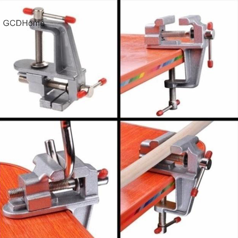 Gcdhome Hợp Kim Nhôm Vise Tông Bàn Vintage Bench Vise Kìm Kẹp DIY Dụng Cụ HOT