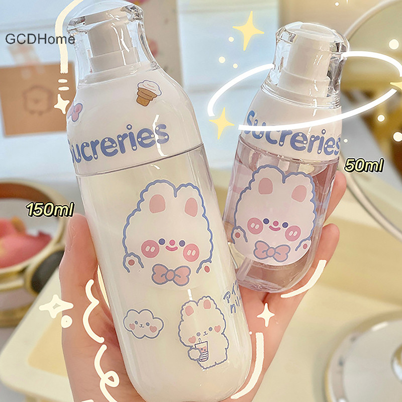 Gcdhome Đẩy Chai Di Động Lotion Du Lịch Rỗng Chai Trang Điểm Rửa Mặt Tẩy Trang Volue Cao HOT