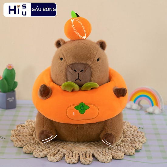 Capybara Cam Capybara Đeo Phao Cam Dễ Thương