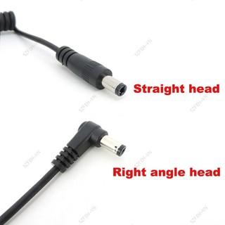 1m DC nam sang nam bên phải Đầu nối lò xo thiên thần 5,5mm x 2,1mm Cắm thẳng Cáp sạc nguồn 5,5 x 2,5 mm Dây nối dài F @ 2VN