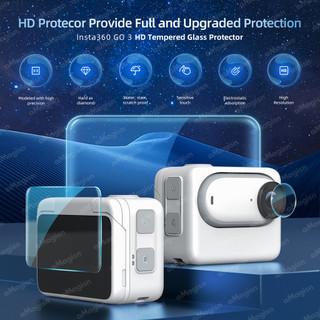Dành Cho Insta360 GO 3S, GO 3 Màn Hình Phim Cường Lực Bảo Vệ Phụ Kiện Camera Thể Thao