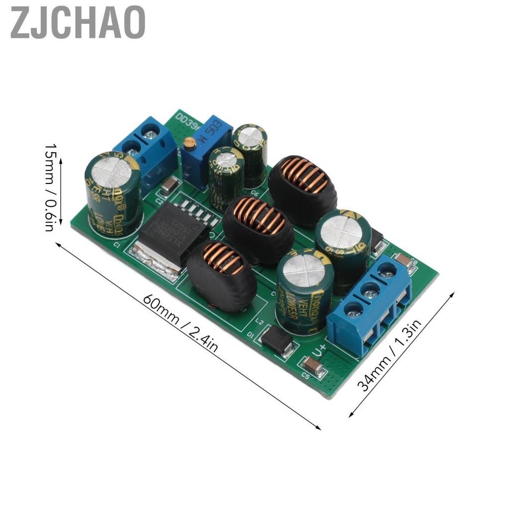Zjchao Mô-đun DC To Buck Boost 3.6-30V Đầu vào Bộ chuyển đổi nguồn đa năng 5‑30V 20W Có thể điều chỉnh nhỏ gọn cho Bộ khuếch đại
