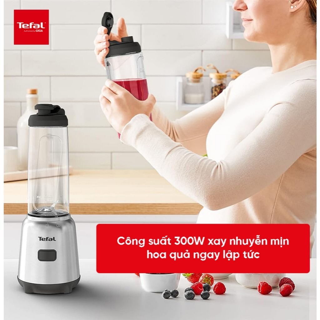 Máy xay sinh tố mini Tefal BL15FD30 Mix & Move Mini-Standmixer - Bảo hành chính hãng 24 tháng
