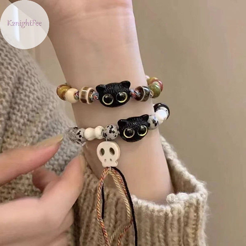 K2nightfee Vòng Tay Hoạt Hình Dễ Thương Cho Nữ Bé Gái Sáng Tạo Nhiều Màu Sắc Có Thể Điều Chỉnh Dây Dệt Vòng Tay Độc Đáo Đính Hạt Vòng Tay Quyến Rũ VN