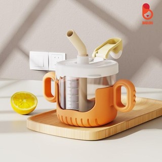 XẢ KHO - Bát ăn dặm, cốc ăn dặm chia vạch 400ml kèm tay cầm cho bé