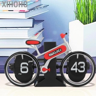 Xihoho Đồng hồ lật xe đạp Dễ đọc Chế độ retro xuống 12 giờ cho văn phòng tại nhà