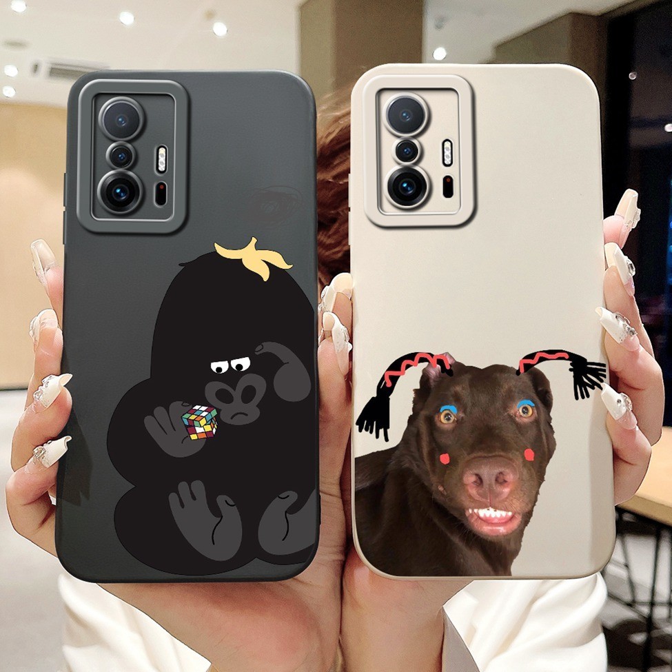 Ốp lưng Xiaomi 11T Pro Mi 11T Hoa thẩm mỹ Thời trang Mèo dễ thương Vỏ điện thoại silicon Xiaomi 11T