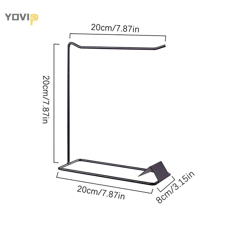 Yovip Sắt Trang Sức Trưng Bày Đứng Để Bàn Đồ lặt vặt Lưu Trữ Giá Để Đồ Trang Sức Cho Vòng Cổ Vòng Tay Bông Tai Nhẫn s VN