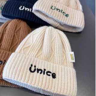 Mũ ấm áp mùa đông RISEDOT, Mũ len dệt kim dày lót nhung, Thời trang thêu chữ Unisex cho bé 1-6 tuổi