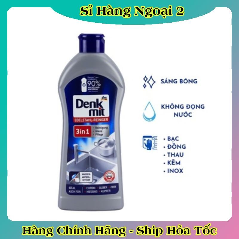 [ Date mới nhất] Dung dịch tẩy rửa inox Denkmit Edelstahlreiniger 3in1 300ml của Đức