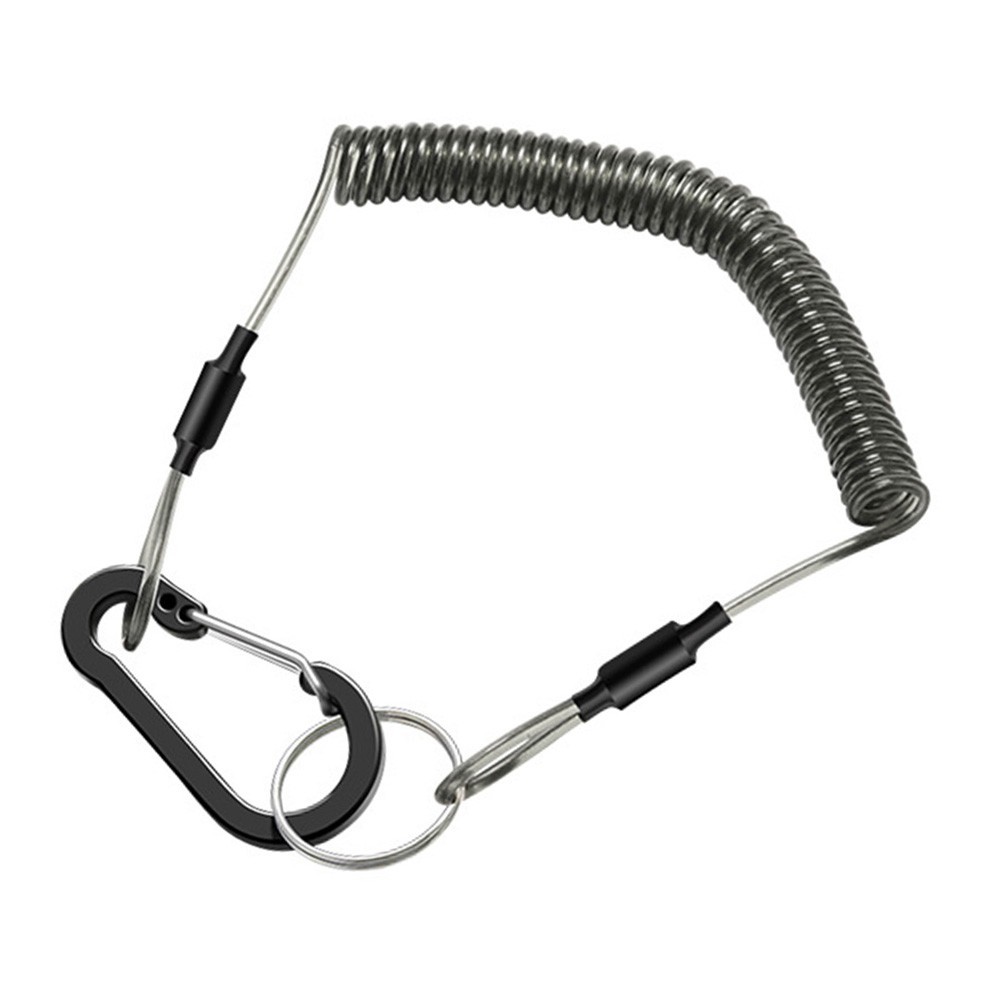 < Cosyh > Kẹp nhả từ tính câu cá với dây buộc 1,5m cho giá đỡ kìm lưới câu cá