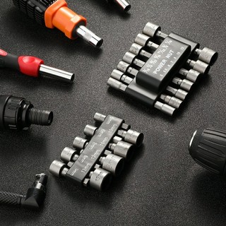 Bộ 14 Khẩu Tuýp Vặn Ốc VITO Lục Giác Gắn Máy Khoan 14 Đầu Vít Bắn Tôn SUNND