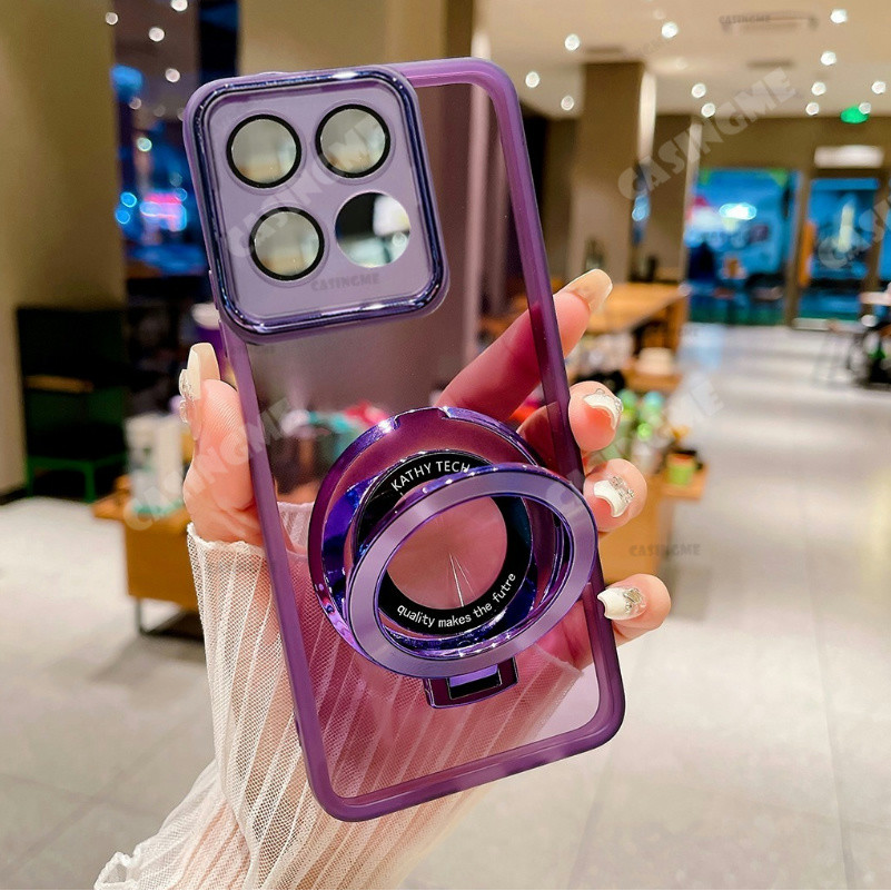 Xiaomi 14T 14TPro 2024 Vỏ Đứng Từ Tính Cho Xiaomi 14T 14 T T T14 14TPro Xiaomi14T Pro 4G 5G 2024 Giá Đỡ Len Camera Vỏ Điện Thoại Chống Ốp Lưng Mềm Trong Suốt