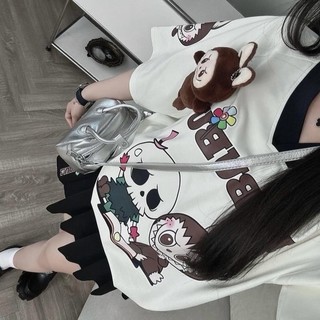 S199- Set áo thun phối chân váy xếp ly cho bé gái size từ 8-30Kg