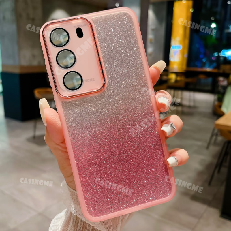 Infinix HOT 50 Pro + 2024 Vỏ lấp lánh Bling Vỏ silicon mềm trong suốt cho Infinix HOT 50PRO + Hot50Pro + 50i 50 Pro Plus + Bảo vệ ống kính máy ảnh Ốp điện thoại chống sốc