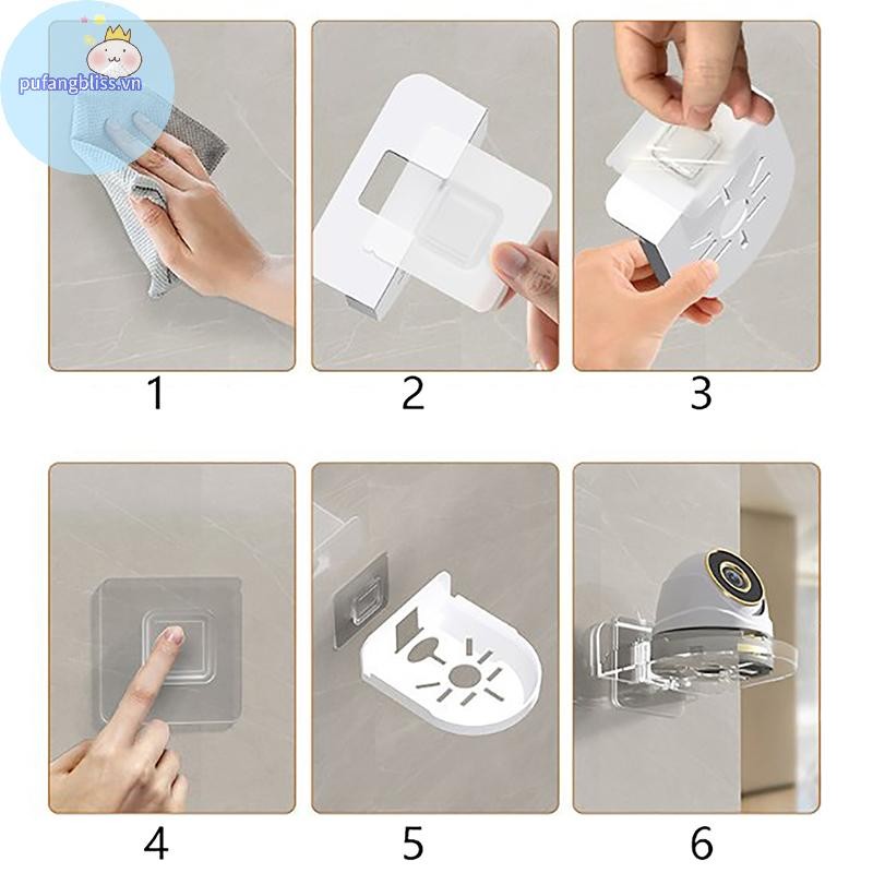 Pufangbliss Giá đỡ máy ảnh Treo tường Giám sát Hỗ trợ gia đình Móc treo tường đa năng Giá đỡ phòng khách Khay đựng đồ gia đình VN