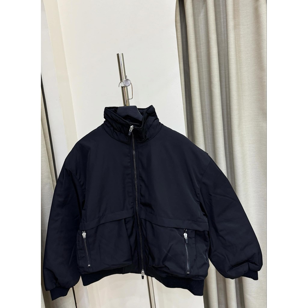 FEAR OF GOD SIXTH COLLECTION BLACK SKI PUFFER BOMBER JACKET - Áo