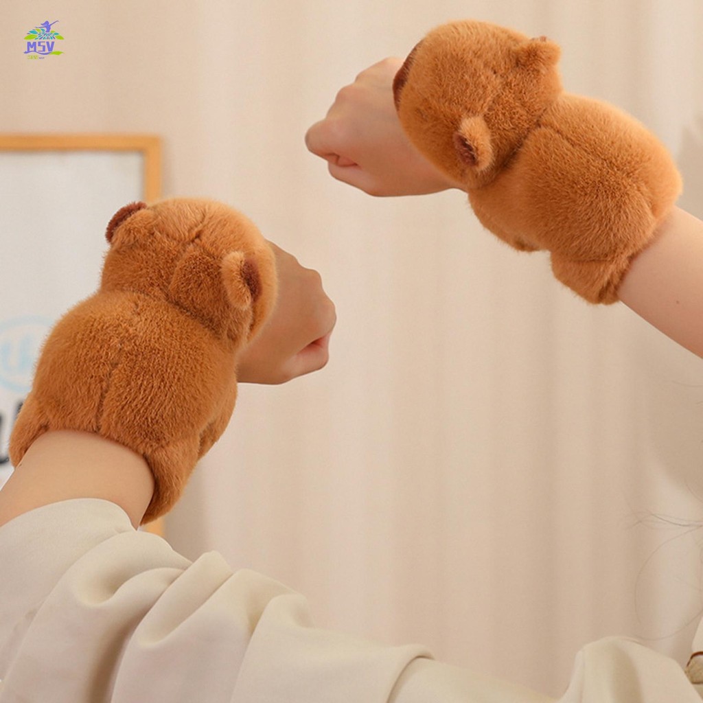 Gấu Trúc Tát Vòng Tay Thú Nhồi Bông Sáng Tạo Mô Phỏng Rừng Động Vật Hoạt Hình Dây Đeo Tay