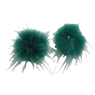 Phụ kiện trang phục bóng lông chồn thu đông 3cm phong cách Hàn Quốc Hoa tai diy Phụ kiện tóc nữ Mũ vỏ điện thoại vật liệu bán buôn