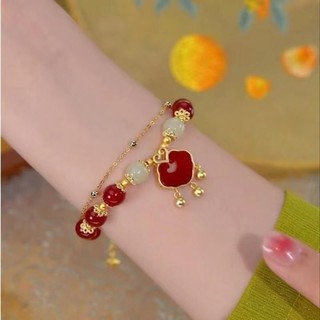 Trung Quốc Ngọc Hạt Hai Lớp Vòng Tay Thời Trang Mây Tốt Lành Vòng Tay Cặp Đôi Vòng Tay Cho Nữ Quà Tặng Phụ Kiện Trang Sức