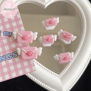 Deyangk Phong Bì Đáng Yêu Thiên Thần Kẹp Tóc Cho Bé Gái Dễ Thương Ngọt Ngào Màu Hồng Kẹp Tóc Bên Nổ Barrette Y2k Phụ Kiện Tóc VN