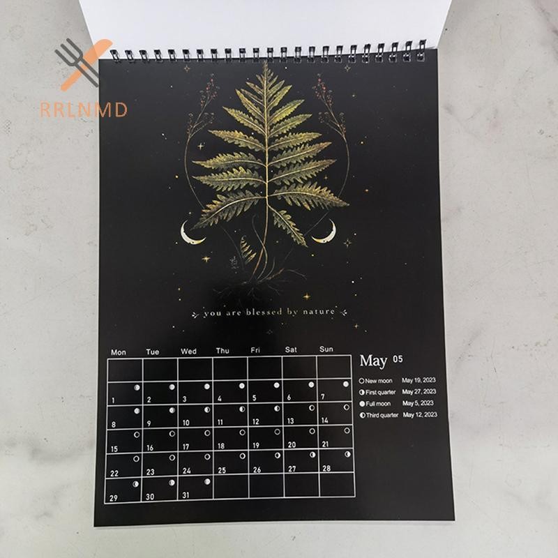 Rrlnmd Dark Forest Lunar Calendar 2025 Chứa 12 Minh Họa Ban Đầu Vẽ Thout Năm 12 Hàng Tháng Nhiều Màu Sắc Lịch Treo Tường Cho Văn Phòng Tại Nhà 12 X 8 Inch MỚI