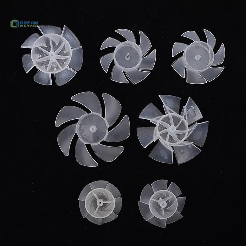 [Dream] 1 Lưỡi Quạt Nhựa 7 Lưỡi Dao Đường Kính Ngoài 35mm / 42mm / 50mm / 65mm Lưỡi Quạt Làm Mát Bằng Nhựa Cho Máy Sấy Tóc Lớn