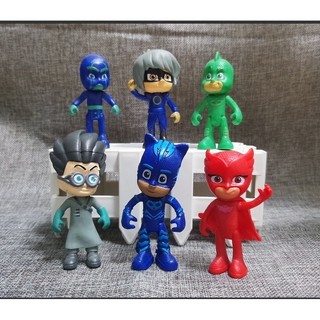 Little Masked Man Trang trí bánh Búp bê 6 Đồ trang trí búp bê nướng bánh Búp bê thủ công Phong cảnh vi mô