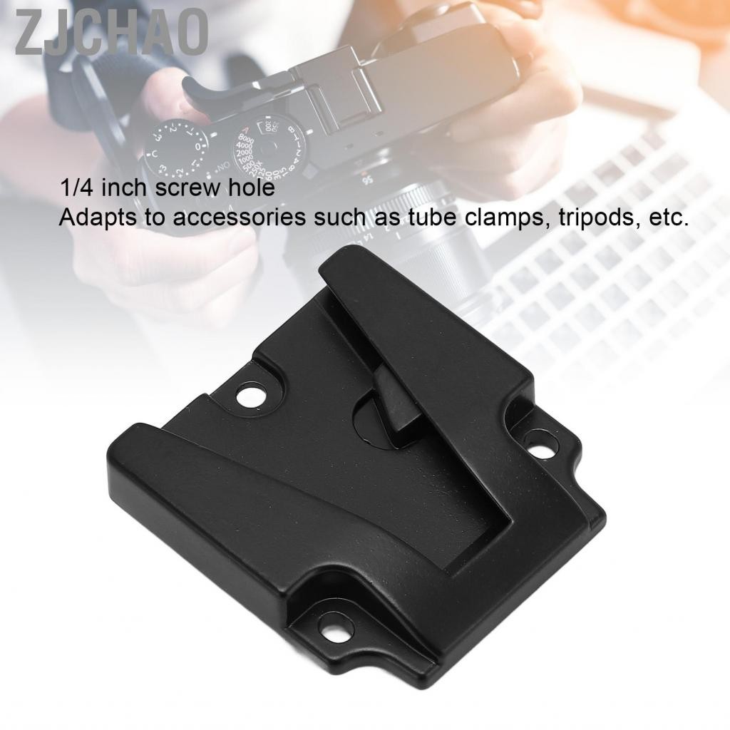 Zjchao Camera V Mount Tấm pin Đế nữ Nhẹ cho chân máy