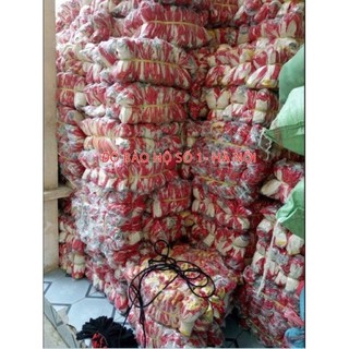 Bịch 10 đôi găng gang tay vải PHỦ SƠN ĐỎ bảo hộ lao động, gang lao động