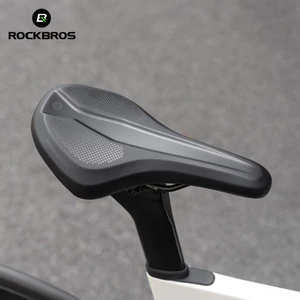 ROCKBROS Yên Xe Đạp Thoáng Khí Thoải Mái Chống Sốc Chống Thấm Nước Chống Bụi Bẩn Bọt Biển Da
