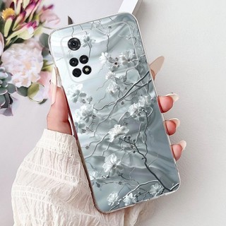 Dành Cho Xiaomi Poco M4 Pro 2022 Ốp điện thoại Hoa Thời Trang Mới Bướm Mềm Mỏng Silicon Ốp điện thoại Cho Xiaomi Poco M4 Pro 5G Vỏ