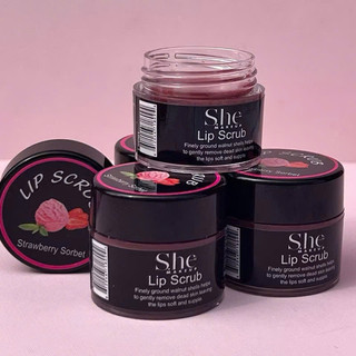 [ SHE] Tẩy Tế Bào Chết Môi Lip Scrub SHE Makeup, Tẩy Da Chết Môi Mềm Mịn