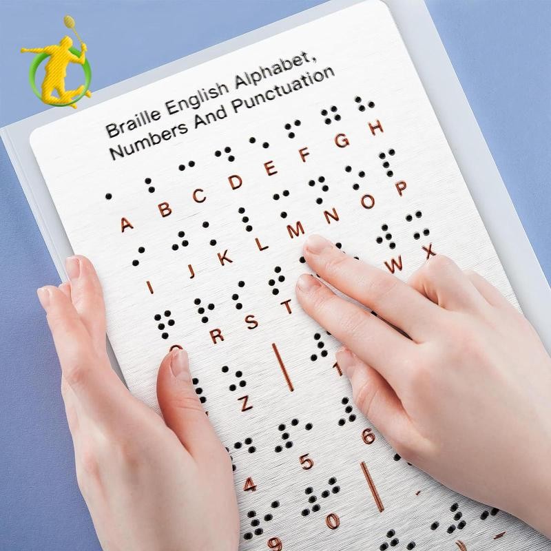 Bảng chữ cái chữ Braille Học bảng chữ nổi cho học sinh Người lớn mù