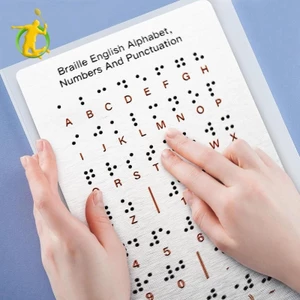 Bảng chữ cái chữ Braille Học bảng chữ nổi cho học sinh Người lớn mù