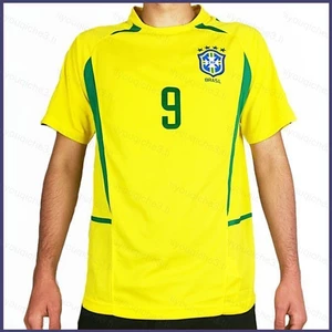 SY3 Áo đấu retro Brasil 2002 phiên bản sân nhà, thiết kế lấy cảm hứng từ Ronaldo - Perfect cho người hâm mộ