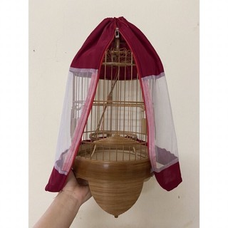 Áo trùm lồng chim vành khuyên chất lượng cao Áo lồng khuyên đường kính 22cm giá tốt