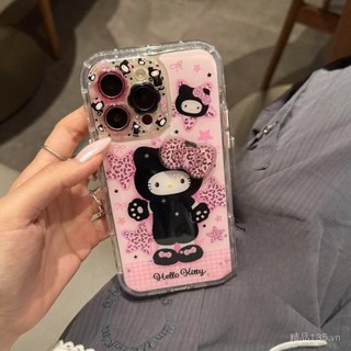 Độc Đáo Da Báo In Hình Ngôi Sao Đen Quần Áo Mèo Thích Hợp iPhone16promax15 Ốp Điện Thoại 14 Phong Cách Mới 13
