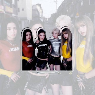 Blackpink GC9 BLACK Pink JUMP Tấm Đứng THẾ GIỚI TOUR JISOO Acrylic Tấm Giá Đỡ Mực Hồng Để Bàn Trang Trí CG9