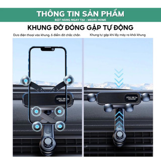 MOTEX Giá đỡ điện thoại trên ô tô móc cửa gió điều hòa không chắn gió có thể điều hướng