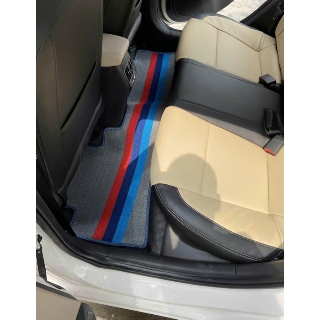Thảm xe BMW - Thảm cước rối May viền theo xe
