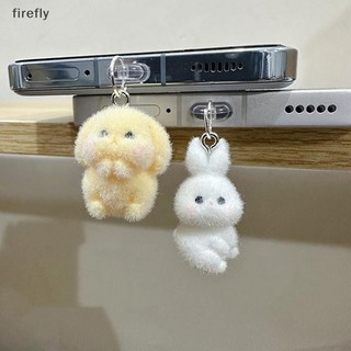 [Firefly] Mặt dây chuyền cắm bụi điện thoại sang trọng bằng nhựa Cao su mềm chống bụi cho phụ kiện điện thoại phổ thông Type-C [VN]