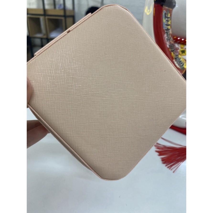 Hộp Đựng Trang Sức Du Lịch🍀FREESHIP🍀Hộp Nữ Trang Bằng Da Nhiều Ngăn Đựng Nhẫn Bông Tai Vòng Cổ Dây Chuyền Có Khóa athien