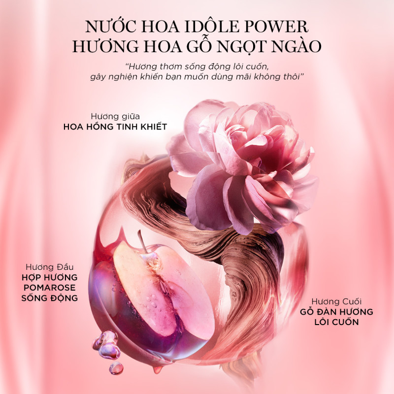 Nước Hoa Lancome Idole Power 25ml Sống Động Lôi Cuốn Bật Khí Chất