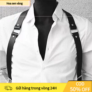 【24H】 Dây Đeo Áo Ngực Nam – Phong Cách Hipster, Chất Da Cao Cấp, Thiết Kế Ấn Tượng