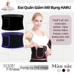 Haru Move - Đai Quấn Giảm Mỡ Bụng HARU – Đai Quấn Bụng Đốt Mỡ, Siết Eo, Thấm Mồ Hôi, Tiện Lợi Chạy Bộ HR60 — ảnh 4