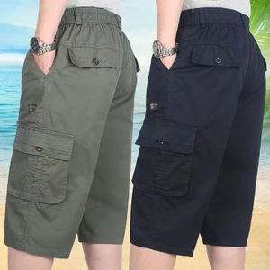 Quần short nam mùa hè phong cách mới áo bảo hộ lao động quần short quần giữa